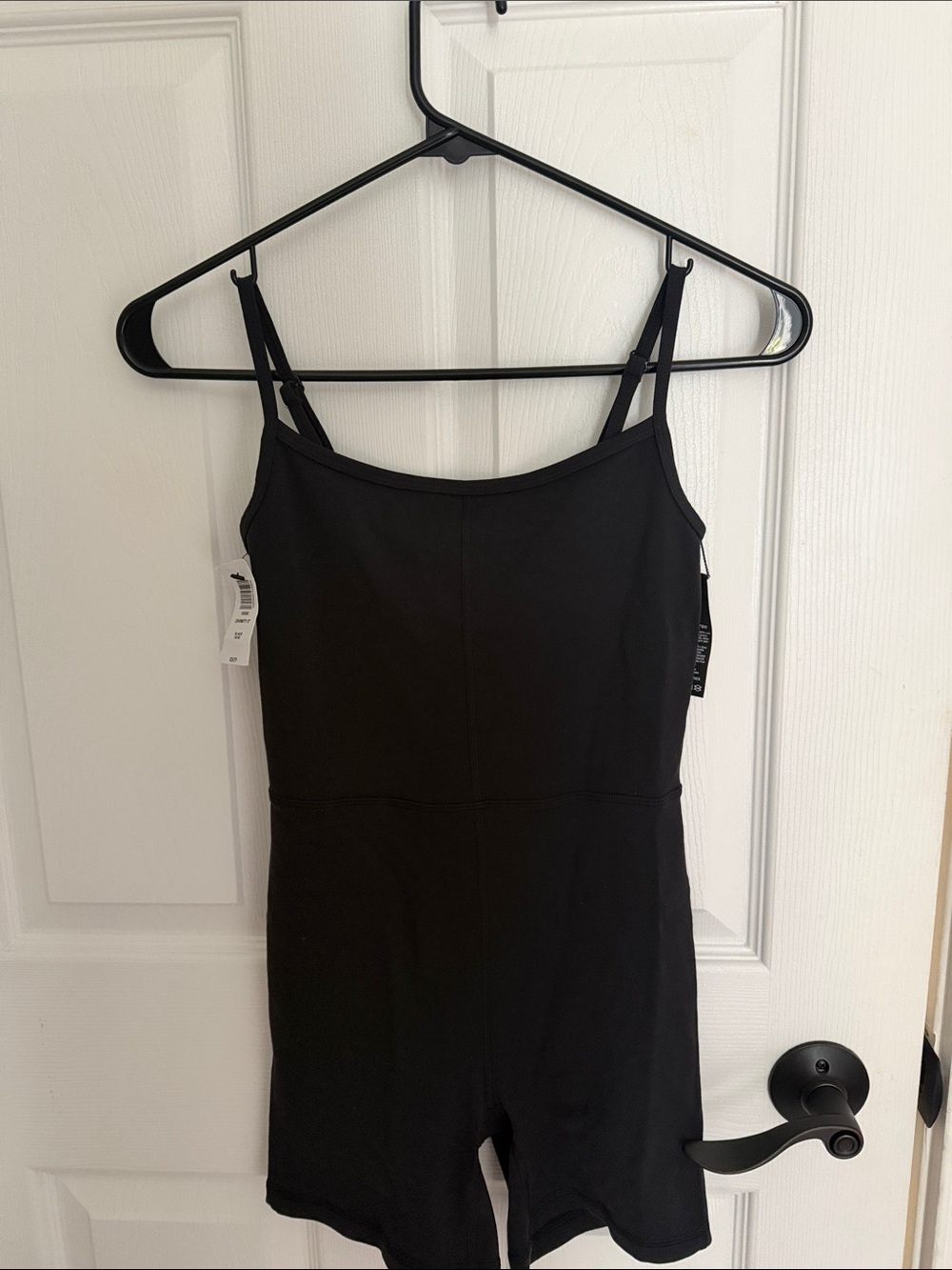 Aritzia Black Sleeveless Onesie with Thin Straps